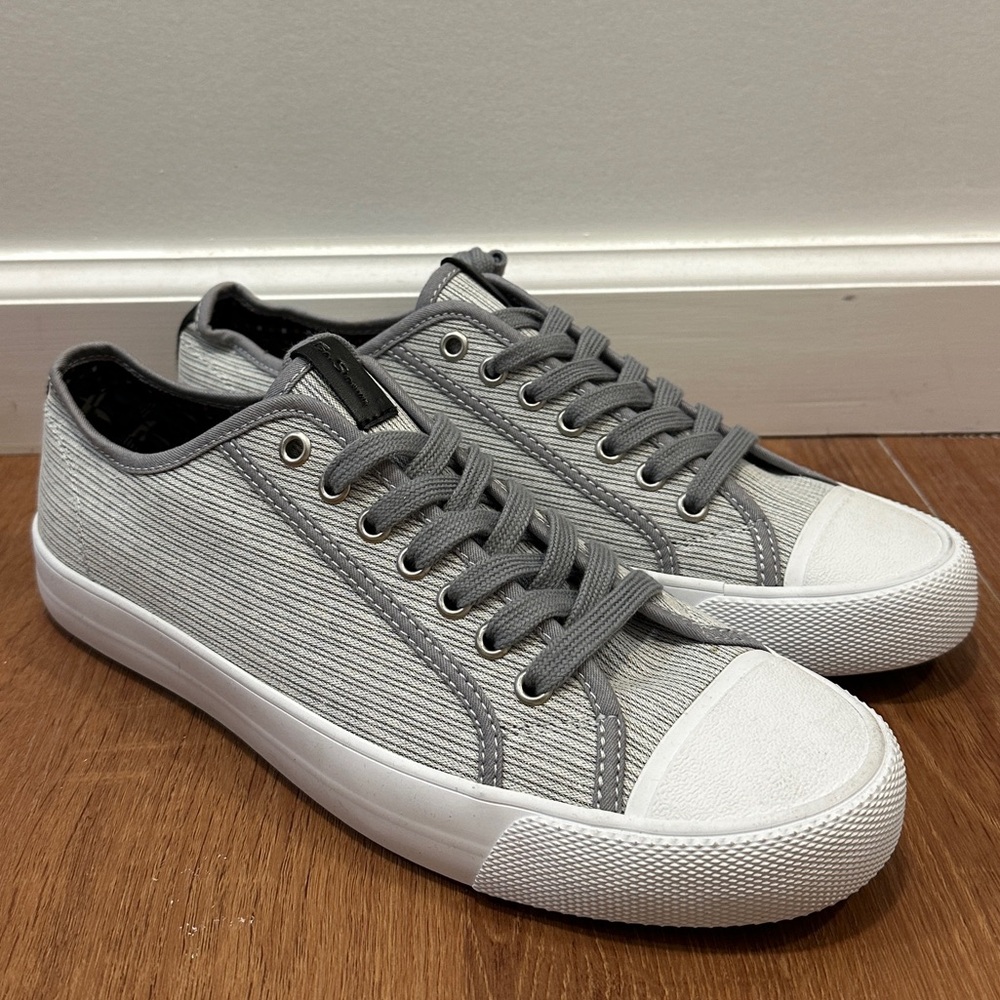 🆕wob Ben Sherman Gray Casual Men's Sneakers, Sz 9